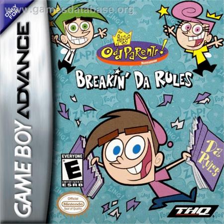 Cover Fairly Odd Parents!, The - Breakin' da Rules for Game Boy Advance